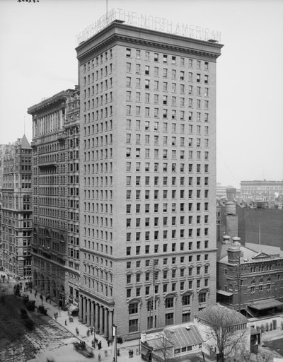 The North American and Real Estate Trust Buildings, Philadelphia, Pennsylvania by Detroit Publishing Co.